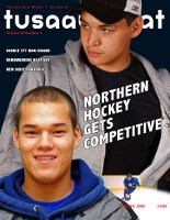 Tusaayaksat magazine cover, Winter 2008